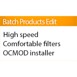 Batch Products Editor (Mass product update)